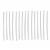 Silver Plated Base Metal Headpins, 40mm (15pcs)