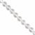 270cts Clear Quartz Faceted Rounds, Approx 10mm, 38cm Strand