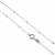 925 Sterling Silver Trace Chain with Beads, 16inch/ 40cm