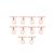 Rose Gold Plated Base Metal Toggle Clasp, 10mmx21mm (10pcs/pack)