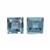 1.4cts  Marambaia Swiss Blue Topaz 5x5mm Square Pack of 2