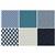 Quilt As You Go Tori Tote Bag Navy FQs (6pcs)