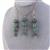 Type A Olmec Jadeite Pendant & Earring Set