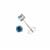 925 Sterling Silver Stud Earring with Neon Apatite, Approx 3.5mm (1 Pair)