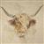 Highland Cow Linen-Look Panel (0.46m x 0.46m)