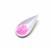 Matte Pink Mystic Glass Beads, 6mm (30pcs)