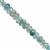 14cts Ratanakiri Blue Zircon Faceted Rondelles Approx 2 to 4mm with 14cm Strand