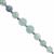 40cts Aquamarine Smooth Round Approx 4 to 8mm, 20cm Strand With Spacers