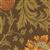 Moda Best Of Morris Reproduction Antique William Morris Anemone Large Floral Vine on Brown Fabric 0.5m