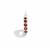 January Birthstone Collection: 925 Sterling Silver Clip Bail Approx 10x7.5mm with Garnet