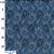 Rose & Hubble Cotton Poplin Prints Blue Paisley Fabric 0.5m
