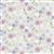 Lewis & Irene Presents Cassandra Connolly Floral Song Collection Floral Art Pale Grey Fabric 0.5m