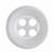 White Hemline Buttons Size 10mm Pack of 13