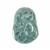 30cts Type A Olmec Blue Jadiete Carved Dragon Pendant，Approx 30x45mm, 1pcs