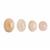40cts Morganite Oval Cabochons Approx 12x14 to 15x20mm, (Set Of 4)