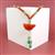 925 Sterling Silver, Nanhong Agate Carved Flower Pendant & 4-5mm Rounds Project With Instructions By Suzie Menham