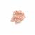 Rose Gold 925 Sterling Silver Crimp Cover Beads, 3.3mm, 3.8mm and 4.8mm, x3 per size (9pcs)