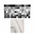 Colourwave Monochrome Table Runner Kit: Fabric Panel (140cm x74cm) & Fabric (1m) 