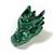 350cts Malachite Dragon Head, Approx 30-33x50-56mm