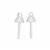 925 Sterling Silver Ridged Peg Bails, Approx 14x5mm, 2pcs