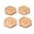 Wooden Round Bracelet Design Boards, Approx 11cm Dia, 4pcs