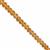 30cts Spessartite Garnet Graduated Plain Rondelles Approx 2x1 to 4x2mm, 20cm Strand