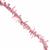 274cts Rose Pink Coated Crystal Pencil shape free size, 38cm