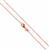 Rose Gold Plated 925 Sterling Silver Cable Chain Approx 50cm/20