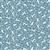 Makower Foxwood Bunnies Blue Fabric 0.5m