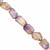 115cts Ametrine Faceted Tumble Approx 12x8 to 18x12mm, 18cm Strand