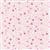 Hearts on Pink Jersey Fabric 0.5m