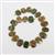 300cts Rhyolite Faceted Slabs with Spacer Beads, Approx 15x20mm, 38cm