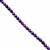 Purple Tigers Eye Gemstone Strand Approx 180cts