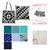 Crafty Co Blue Patchwork Tote Bag & Cushion Duo Kit: Instructions, Fabric (1.5m) & FQ's (7pcs) 