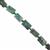 140cts Emerald Pillar Beads Approx 8x12mm, 38cm Strand