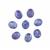 3cts Tanzanite 5x4mm Oval Pack of 8 (H)