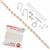 925 Sterling Silver, Freshwater Cultured Peach Rice Pearl Kit With Pearl Knotting Technique Sheet