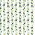 Moda Sunday Stroll in White Blue Floral Stripe Fabric 0.5m