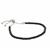 Close Out Deal, 14.95cts Black Spinel Faceted Round Approx 3mm 925 Sterling Silver Slider Bracelet Approx 9Inch 