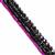 AB Coated Black Faceted Glass Rounds Approx 8mm, Black Glass Rondelles Approx 6mm, Black and Hot Pink Glass Rondelles Approx 4mm, all 38cm Strands 