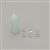 15.60cts Amazonite Pencil with 2x Aquamarine, 1x Clear Quartz Cabs & Sterling Silver Bezel Cups
