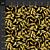 Henry Glass Misty Morning Black and Yellow Stems Fabric 0.5m