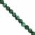 40cts Malachite Smooth Round Approx 4 to 5mm, 18cm Strand with Spacers