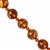 Baltic Cognac Amber 12mm Rounds with Nuggets, 16cm Strand