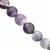 100cts Blue John Fluorite Smooth Coin Approx 10mm to14mm, 14cm Strand