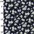 Rose & Hubble Cotton Poplin Prints Navy Floral Fabric 0.5m