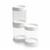 Deflecto Interlocking Stacking Organizer 27.9x7.6cm (3 Tub)