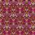 Makower Luxe Damask Birds Pink Metallic Fabric 0.5m