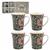 William Morris Pimpernel Mugs Set of 4