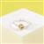 925 Sterling Silver Birthstone Adjustable Rings Mount With Citrine, Approx 5mm